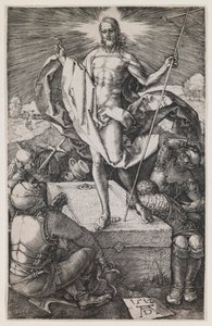 Auferstehung (aus der Serie „Die gravierte Passion“) von Albrecht Dürer