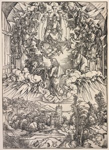 Offenbarung des Johannes: Johannes vor dem Thron von Albrecht Dürer