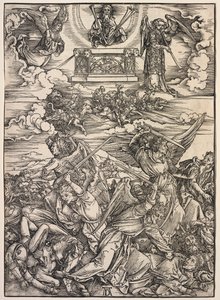 Offenbarung des Johannes: Die vier zerstörenden Engel von Albrecht Dürer