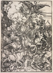 Offenbarung des Johannes: Die vier Reiter, 1511 von Albrecht Dürer