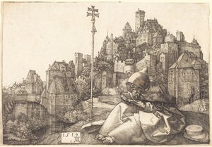 Der heilige Antonius beim Lesen