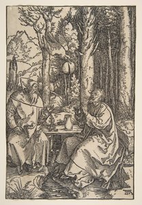 Heiliger Antonius und Heiliger Paulus in der Wüste, ca. 1503