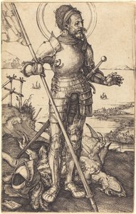 Heiliger Georg stehend