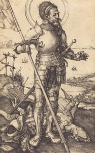 Der heilige Georg stehend, ca. 1507-1508