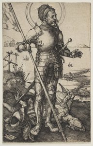 Heiliger Georg stehend