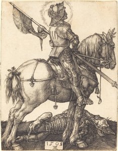 Sankt Georg zu Pferd von Albrecht Dürer