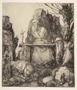 Heiliger Hieronymus bei der Kopfweide von Albrecht Dürer