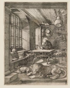 Der heilige Hieronymus in seinem Studierzimmer von Albrecht Dürer