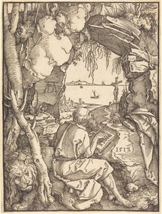Heiliger Hieronymus in einer Höhle