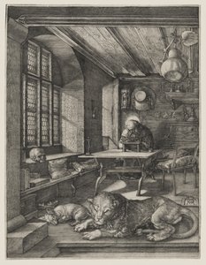 Der heilige Hieronymus in seinem Studierzimmer von Albrecht Dürer