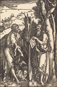 Johannes der Täufer und der heilige Onuphrius, um 1504