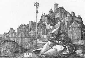 St. Antonius beim Lesen, 1519, 1906