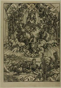 St. Johannes vor Gott und den Ältesten, aus der Apokalypse