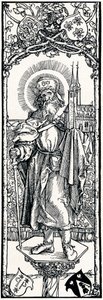 St. Sebaldus auf einem Kapitell, 1906