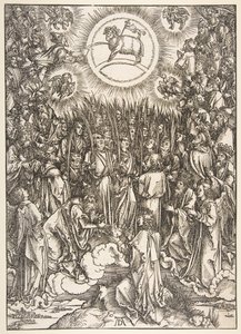 Die Anbetung des Lammes, aus der Apokalypse-Serie von Albrecht Dürer