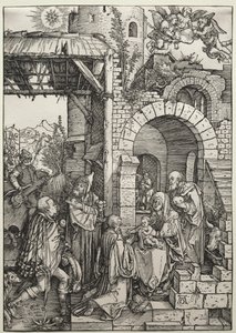Die Anbetung der Könige, ca. 1501-1503 von Albrecht Dürer