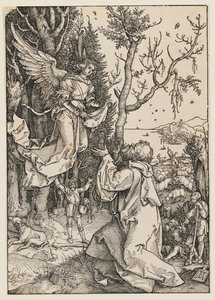 Der Engel erscheint Joachim von Albrecht Dürer