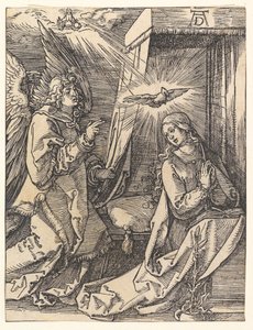 Die Verkündigung, aus "Die Kleine Passion" von Albrecht Dürer