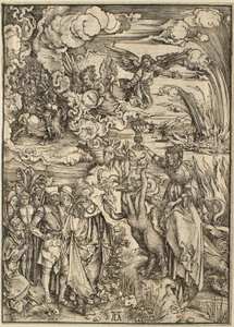 Die Apokalypse: Die babylonische Hure von Albrecht Dürer