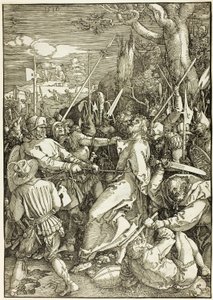 Der Verrat Christi, aus Die große Passion von Albrecht Dürer