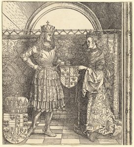 Die Verlobung von Maximilian mit Maria von Burgund von Albrecht Dürer