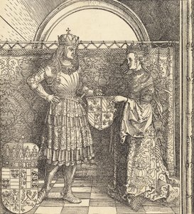 Die Verlobung von Maximilian mit Maria von Burgund, 1511 von Albrecht Dürer
