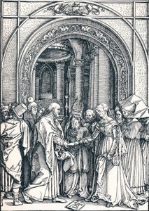 Die Verlobung der Jungfrau, 1506 von Albrecht Dürer