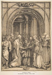 Die Verlobung der Jungfrau, aus Das Leben der Jungfrau, ca. 1503