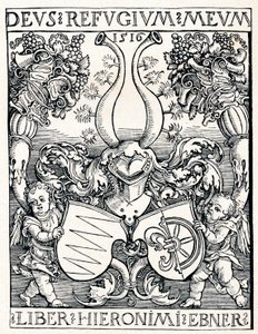 Das Exlibris von Jerome Ebner, 1516 1906