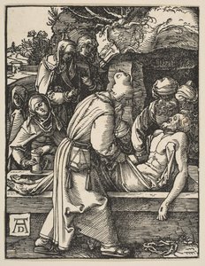 Die Kreuzabnahme, aus Die Kleine Passion, ca. 1509 von Albrecht Dürer
