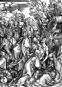 Die Grablegung, ca. 1497-1500 von Albrecht Dürer