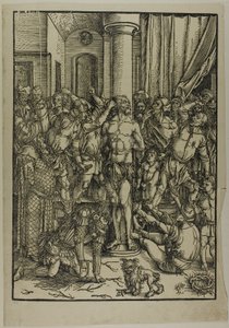 Die Geißelung, aus Die Große Passion von Albrecht Dürer