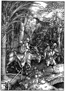 Die Flucht nach Ägypten, 1502-1505, 1936 von Albrecht Dürer