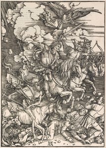 Die vier Reiter, aus Die Apokalypse des Johannes von Albrecht Dürer