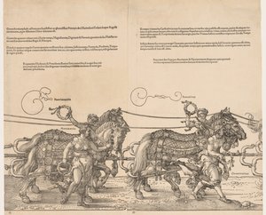 Der große Triumphwagen von Kaiser Maximilian, 1523
