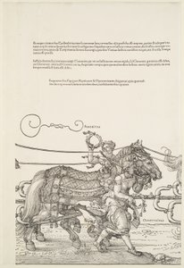 Der große Triumphwagen: Alacritas und Oportunitas von Albrecht Dürer