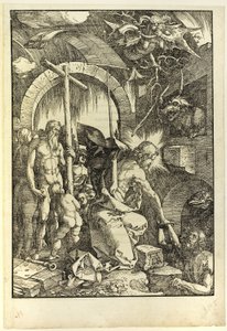 Die Höllenfahrt Christi, aus der Großen Passion von Albrecht Dürer