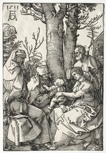 Die Heilige Familie mit Joachim und Anna
