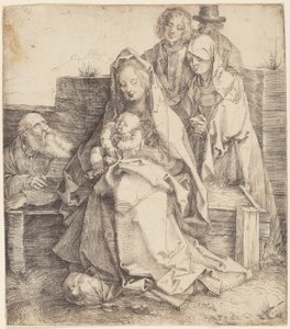 Die Heilige Familie mit St. Johannes, der Magdalena und Nikodemus