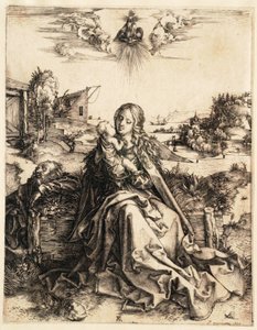 Die Heilige Familie mit dem Schmetterling von Albrecht Dürer