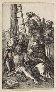 Die Beweinung, aus Die Passion, 1507 von Albrecht Dürer