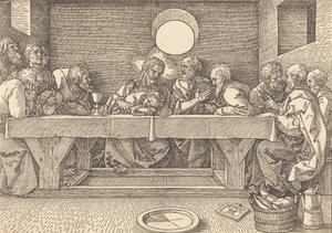 Das letzte Abendmahl, 1523 von Albrecht Dürer