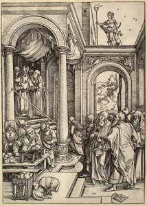 Das Leben der Jungfrau: Die Darstellung der Jungfrau im Tempel von Albrecht Dürer