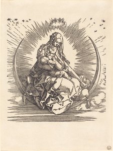 Die Madonna auf der Mondsichel