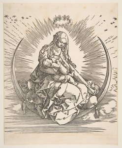 Die Madonna auf der Mondsichel, Frontispiz zu Das Leben der Jungfrau