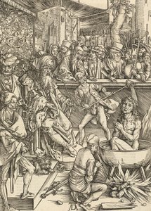 Das Martyrium des heiligen Johannes, 1498 von Albrecht Dürer