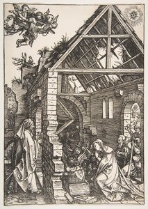 Die Geburt Christi, aus Das Leben der Jungfrau, 1502-3 von Albrecht Dürer