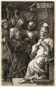 Die Passion: Christus vor Kaiphas von Albrecht Dürer