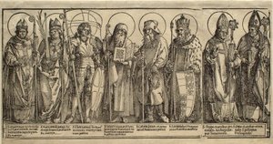 Die Schutzheiligen von Österreich von Albrecht Dürer