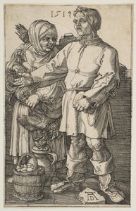 Das Bauernpaar auf dem Markt, 1519 von Albrecht Dürer